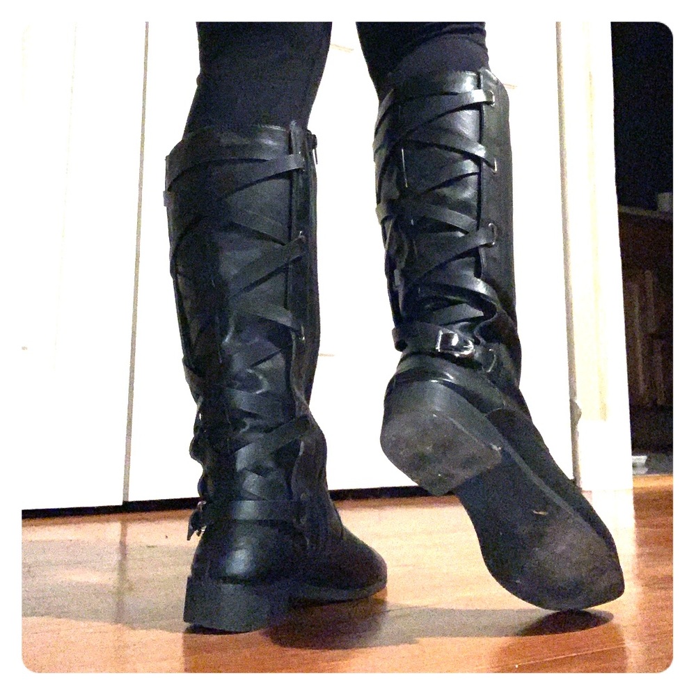 Knee high boots